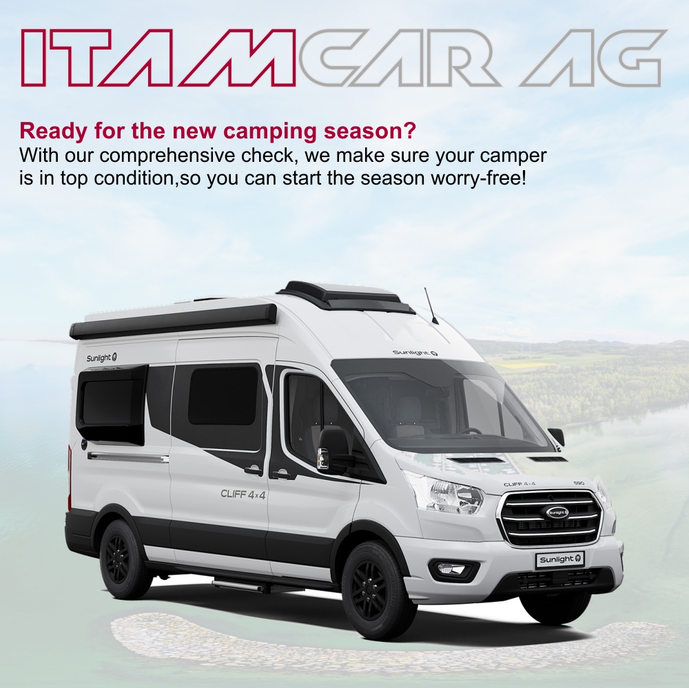 With our comprehensive check, we make sure your camper
is in top condition,so you can start the season worry-free!

The complete all-around check including all relevant
inspections for maximum safety.